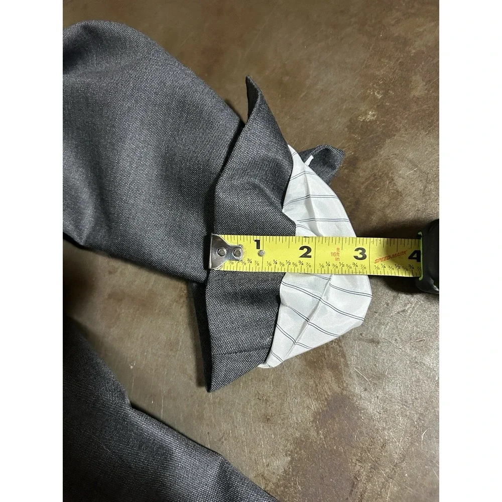 Suitsupply Lazio 2pc Suit Grey Wool Vitale Barberis Canonico 42R Slim 34x31